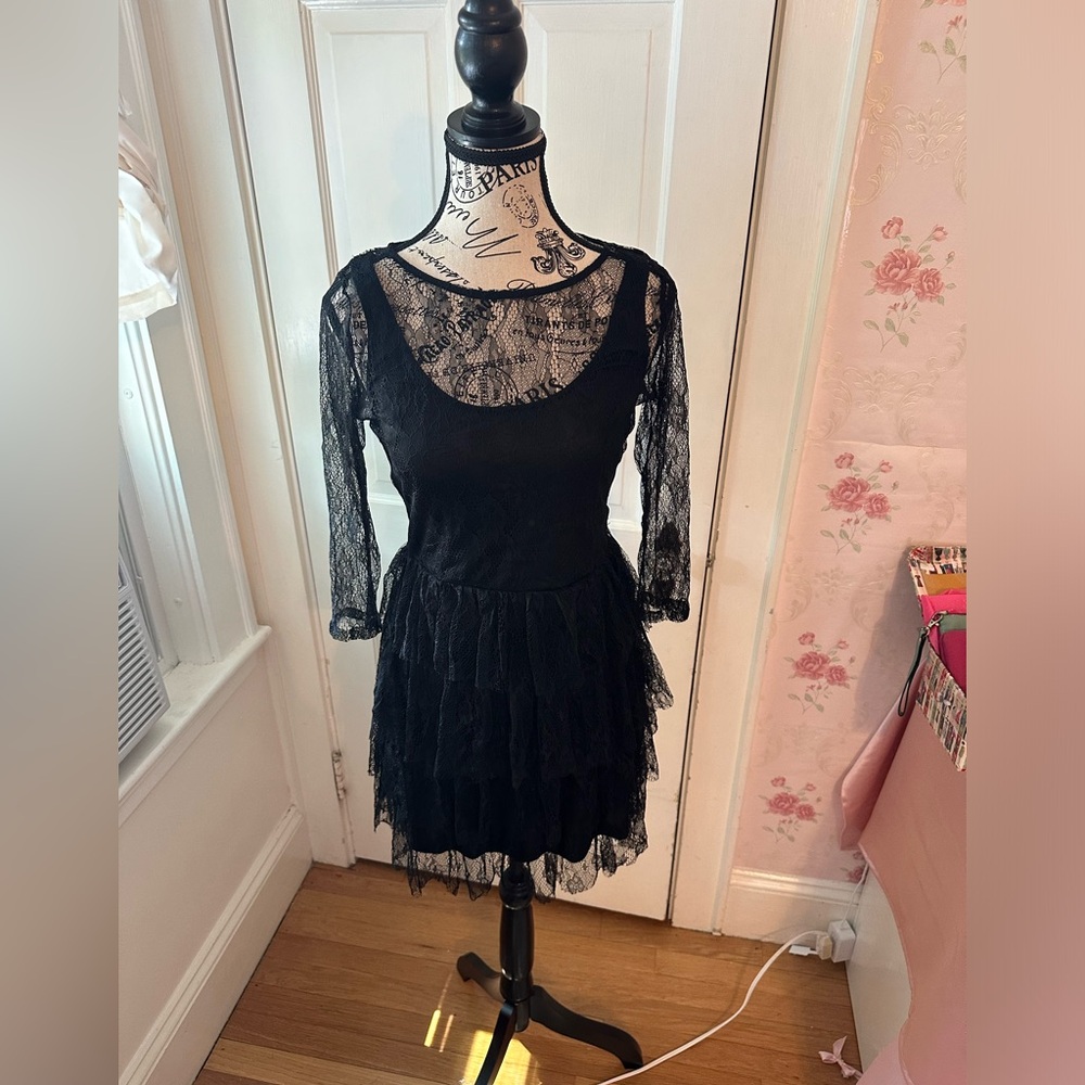 ALLISON ARGENT BLACK DRESS